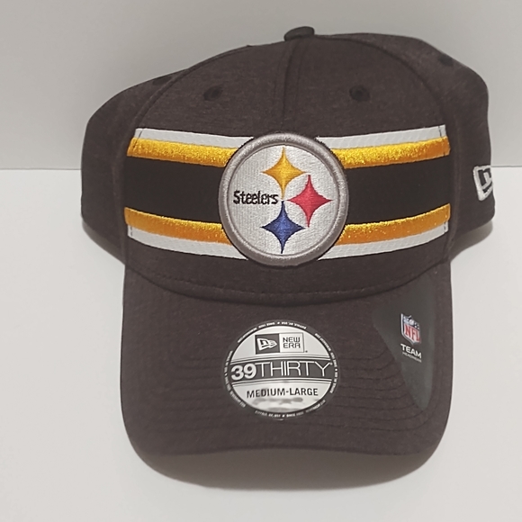 New Era 39 Thirty Fitted Steelers Hat - Picture 1 of 3